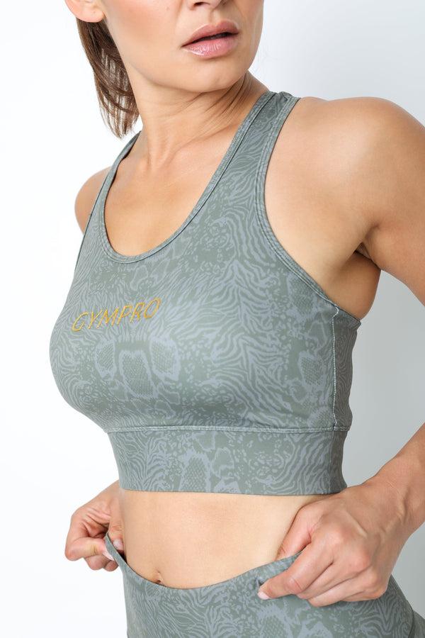 gympro Align Snake Skin Bra