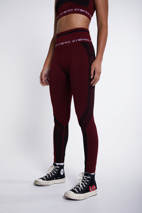 gympro Aztec Leggings - Red