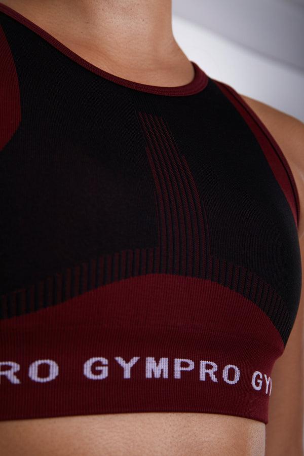 Gympro Aztec Seamless Bra - Red