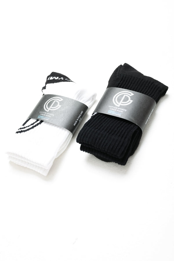 Gympro Black - Cool Max Crew Sock - Unisex