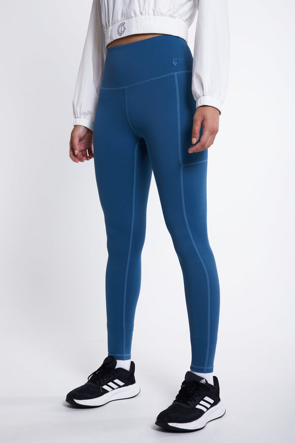 gympro Power Training Legging- Ocean Blue