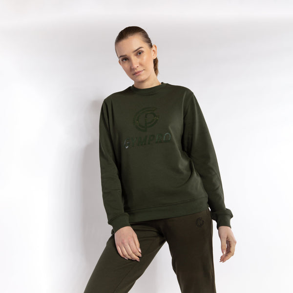 gympro Womens - Classic Sweatshirt - Khaki