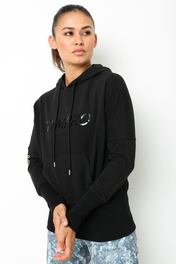Gympro Womens -Essential Hoodie - Black