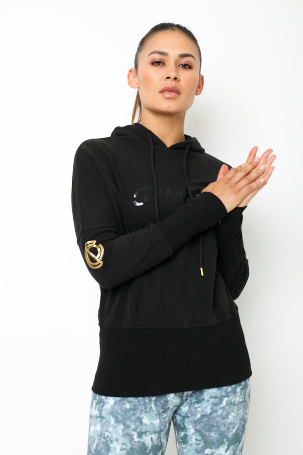 Gympro Womens -Essential Hoodie - Black