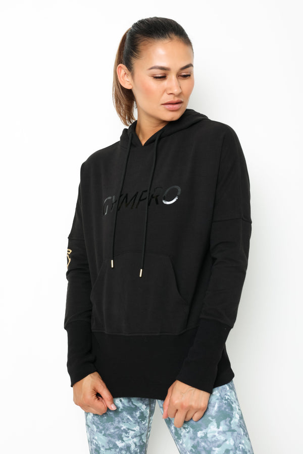 gympro Womens -Essential Hoodie - Black