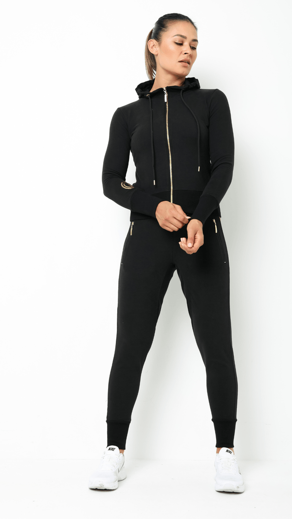 Gympro Womens - Essential Tracksuit Bottoms - Black