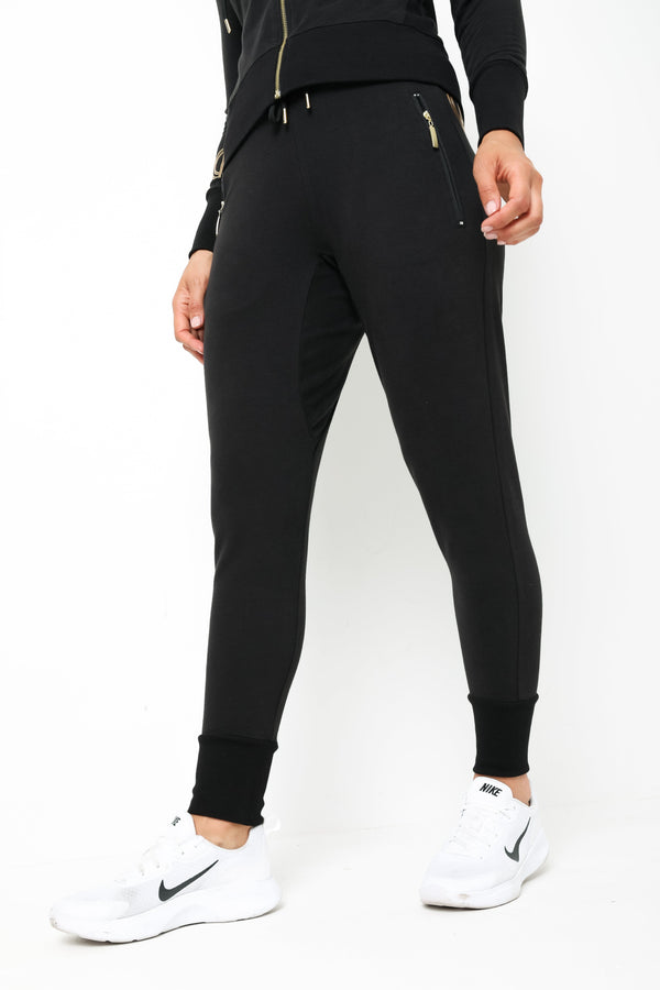 gympro Womens - Essential Tracksuit Bottoms - Black