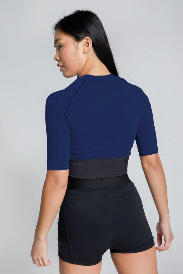 Gympro Womens - GymPro Crop Top - Blue