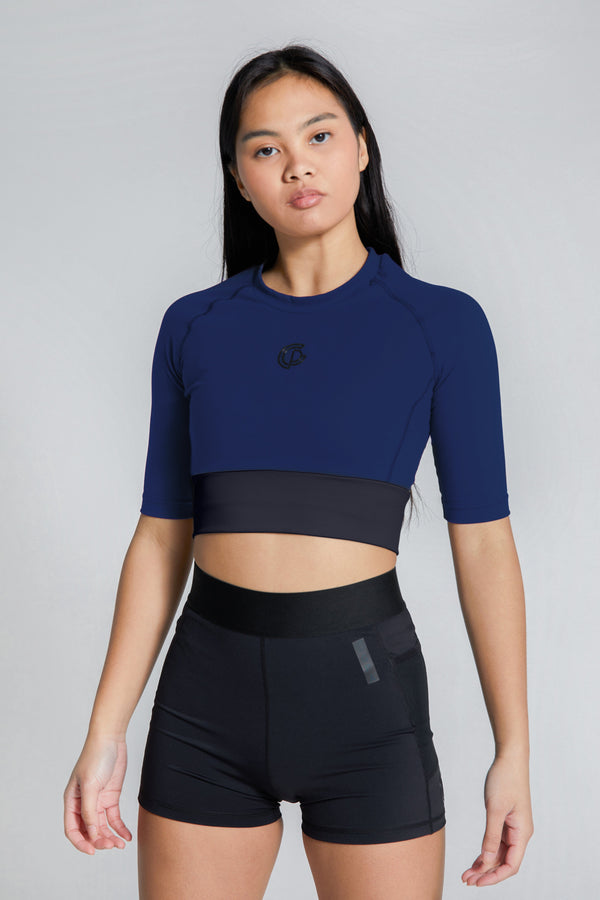 Gympro Womens - GymPro Crop Top - Blue