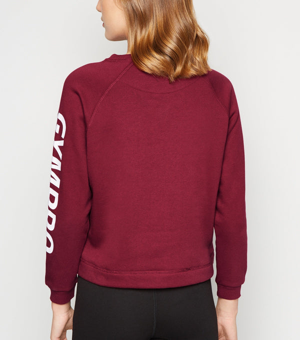 Gympro Womens - Iconic Logo Sweatshirt - Berry