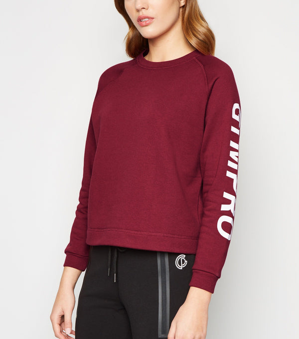 gympro Womens - Iconic Logo Sweatshirt - Berry