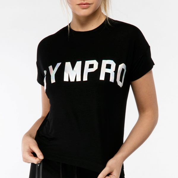 Gympro Womens - Iconic Logo T Shirt - Black