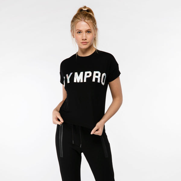 gympro Womens - Iconic Logo T Shirt - Black