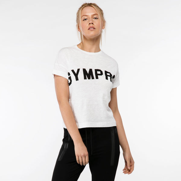 gympro Womens - Iconic Logo T Shirt - White