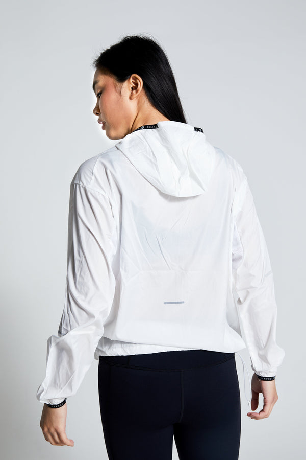 Gympro Womens- Lightweight Running Jacket - White