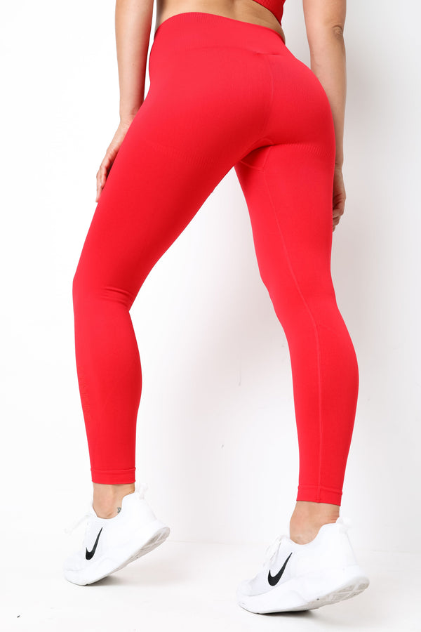 gympro Womens - Lili Seamless Leggings - Red