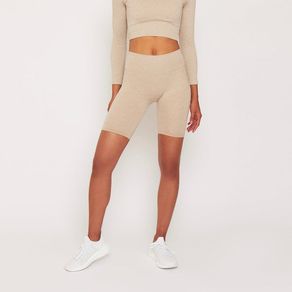 gympro Womens - Lili Seamless Short - Biscuit