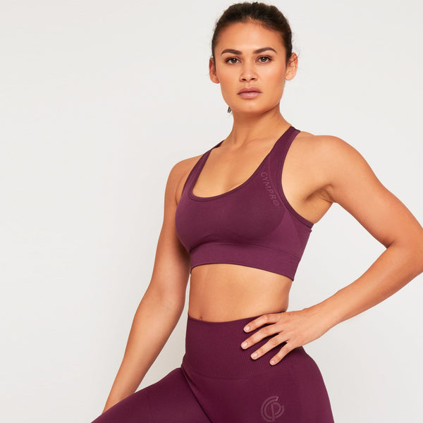 Gympro Womens - Lili Seamless Sports Bra - Plum
