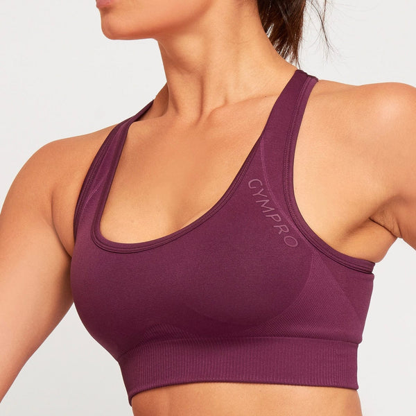 gympro Womens - Lili Seamless Sports Bra - Plum