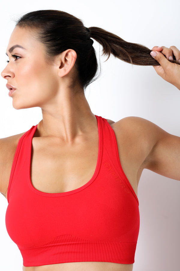 Gympro Womens - Lili Seamless Sports Bra - Red