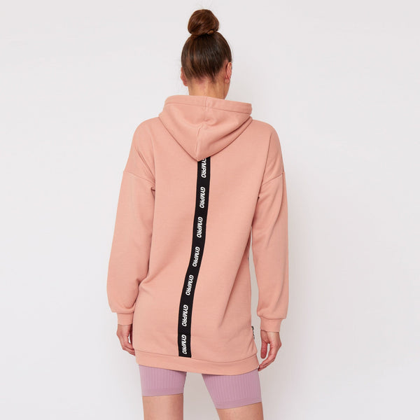 Gympro Womens - Longline Hoodie - Nude