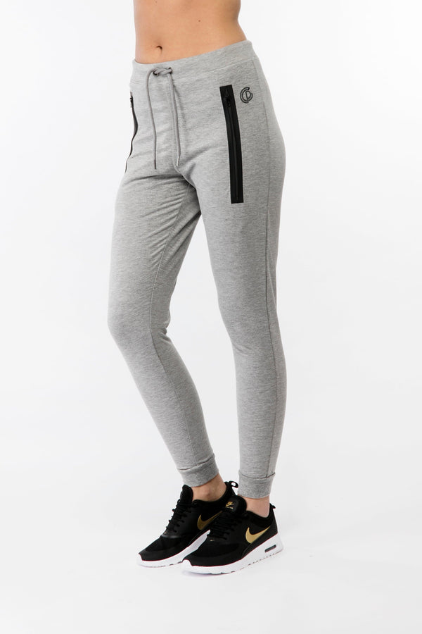 Gympro Womens - Luxury Fitted Joggers - Grey