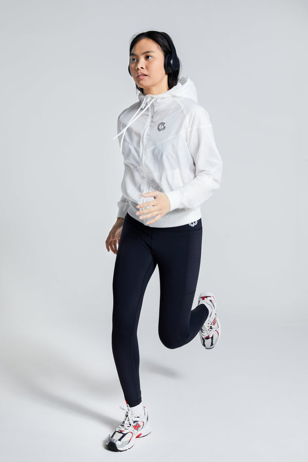 Gympro Womens- Mesh Training Jacket - White