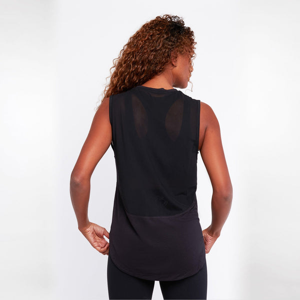 Gympro Womens - Sculpted Tank Vest - Black
