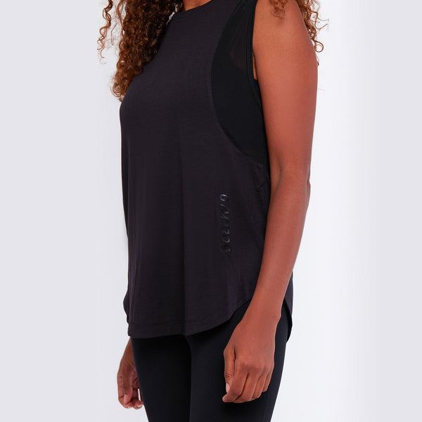 Gympro Womens - Sculpted Tank Vest - Black
