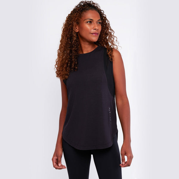 Gympro Womens - Sculpted Tank Vest - Black