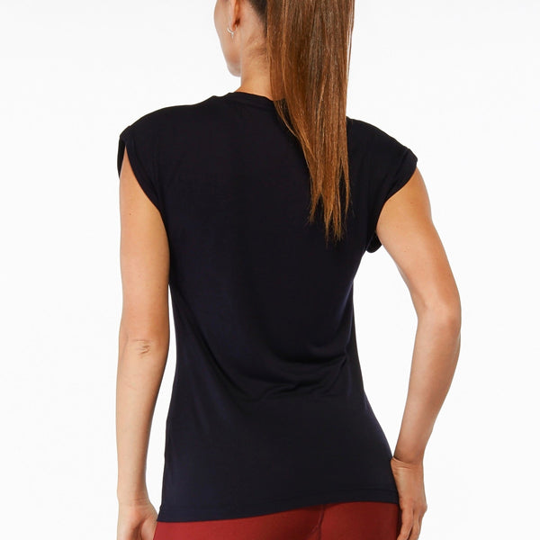 Gympro Womens - Slouch T-Shirt - Navy