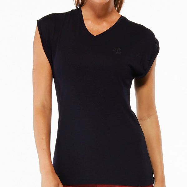 Gympro Womens - Slouch T-Shirt - Navy