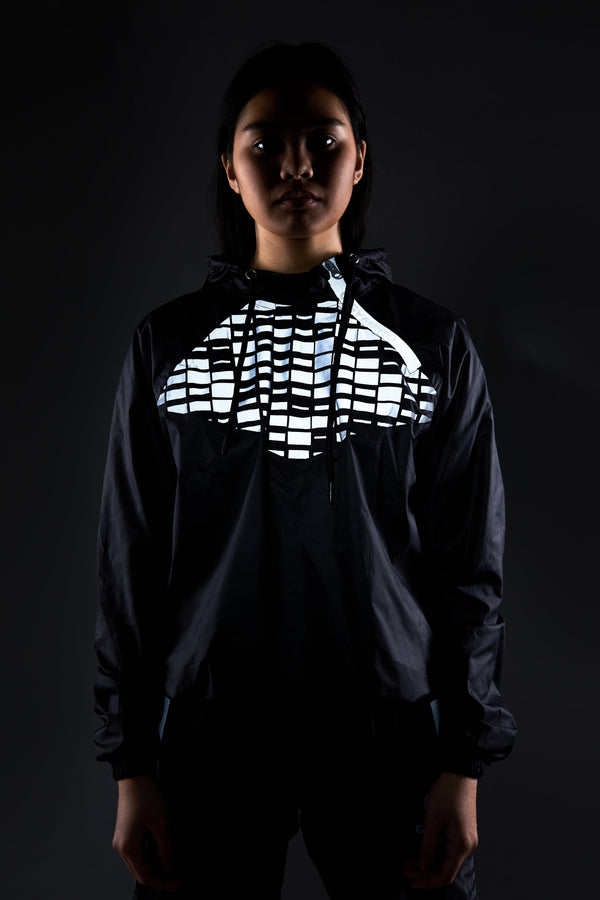 Gympro Hybrid Reflective Performance Sweat Suit - Black