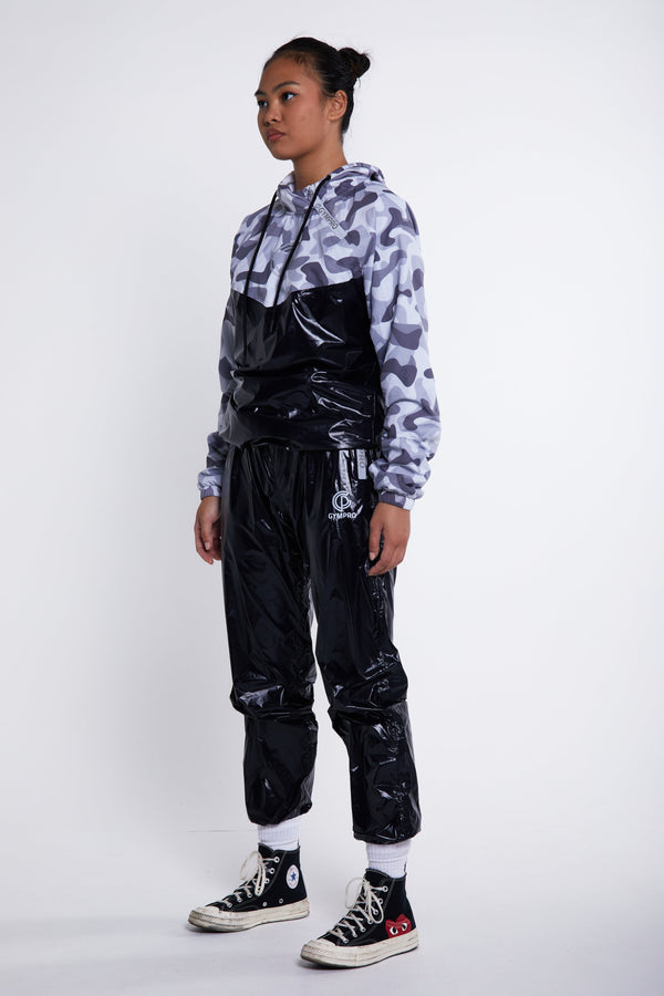 Gympro Womens - Hybrid Performance Sweat Suit - Camo/Black