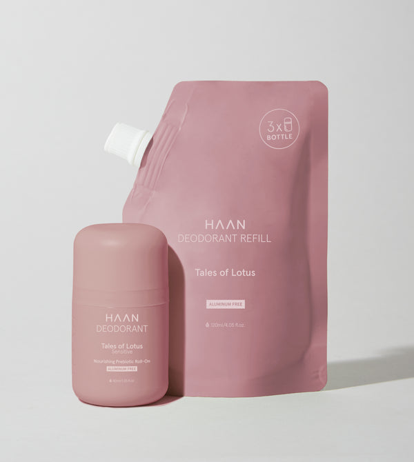 haan Deodorant Sensitive + Refill Tales of Lotus