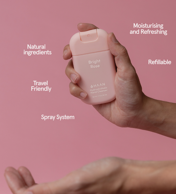Haan Hand Sanitizer Bright Rose