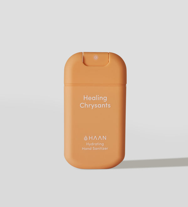 Haan Hand Sanitizer & Lanyard Pack - Healing Chrysants