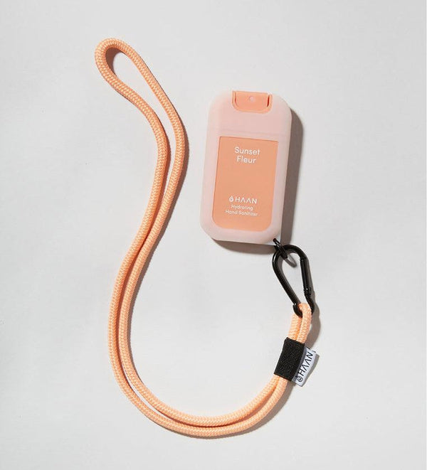 haan Hand Sanitizer & Lanyard Pack - Sunset Fleur