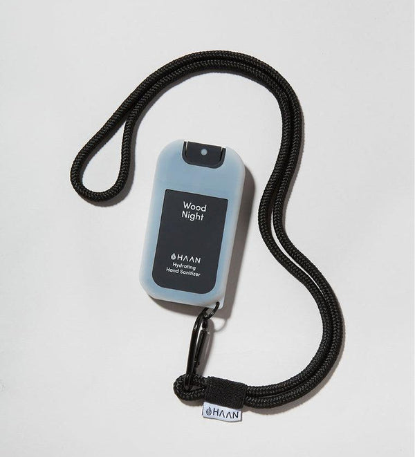 haan Hand Sanitizer & Lanyard Pack - Wood Night