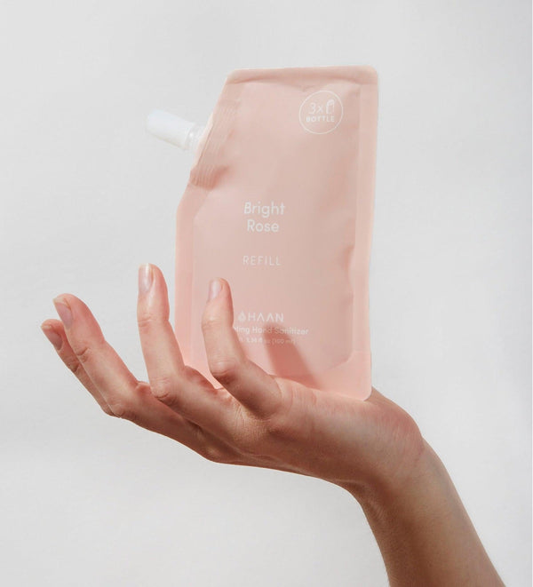 Haan Hand Sanitizer Refill Bright Rose
