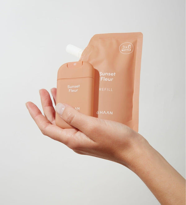 Haan Hand Sanitizer & Refill Pack - Sunset Fleur