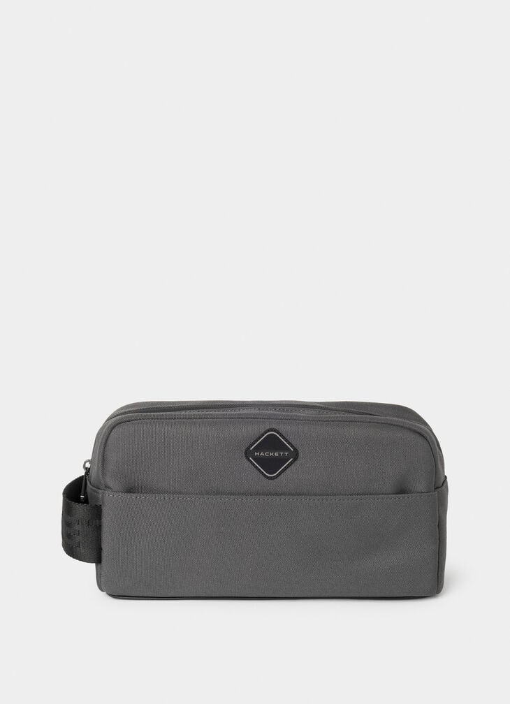 hackett branded badge washbag