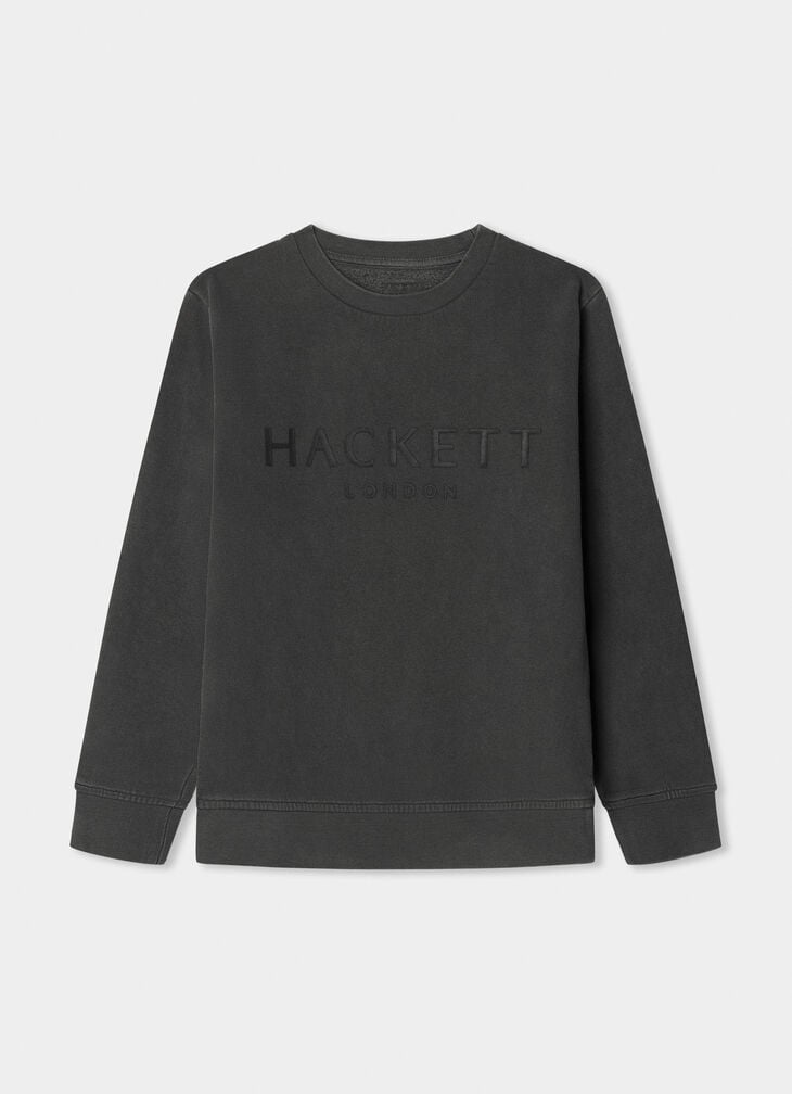 hackett branded crew-neck sweat