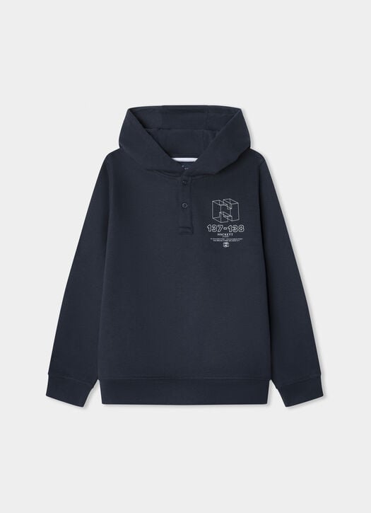 Hackett Branded H Graphic Hooded Sweat