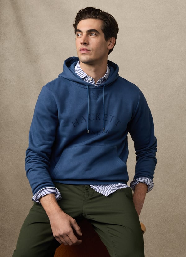 Hackett Branded Hooded Sweat