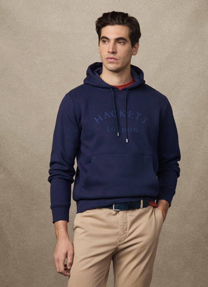 hackett branded hooded sweat