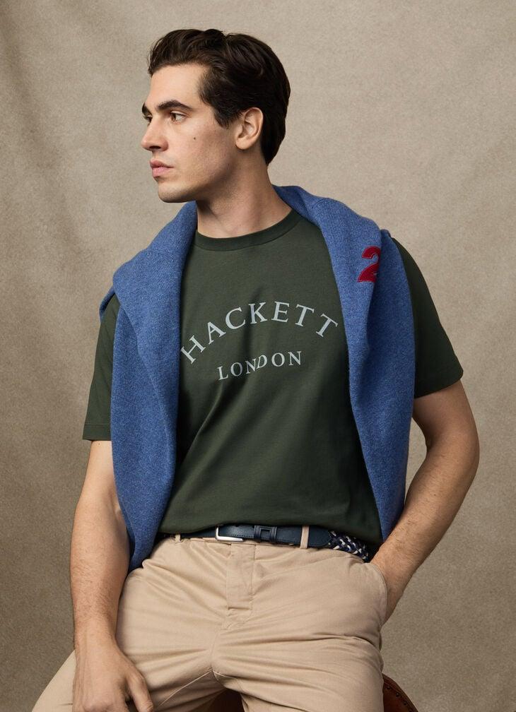 hackett classic fit branded t-shirt