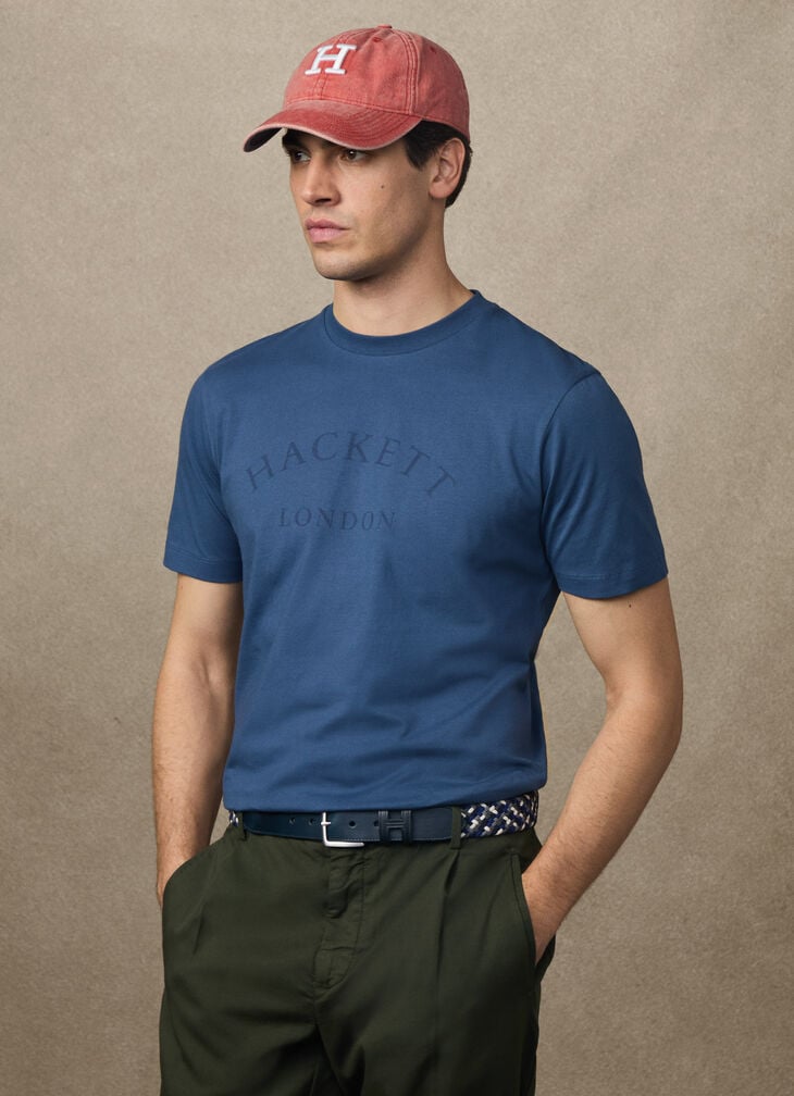 hackett classic fit branded t-shirt