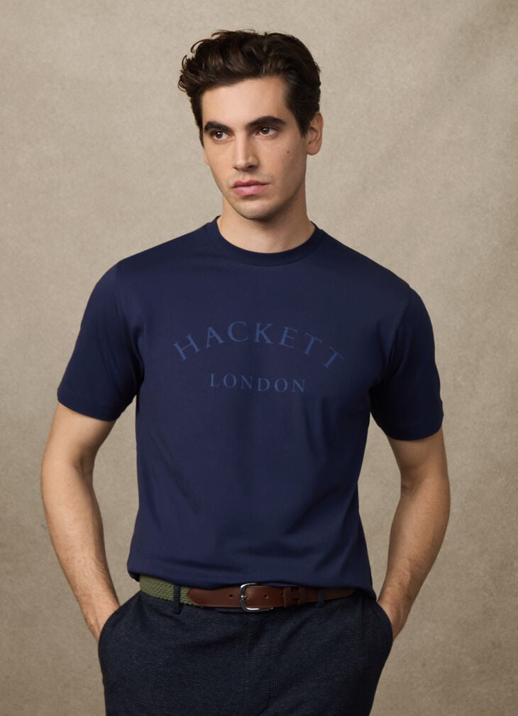 hackett classic fit branded t-shirt