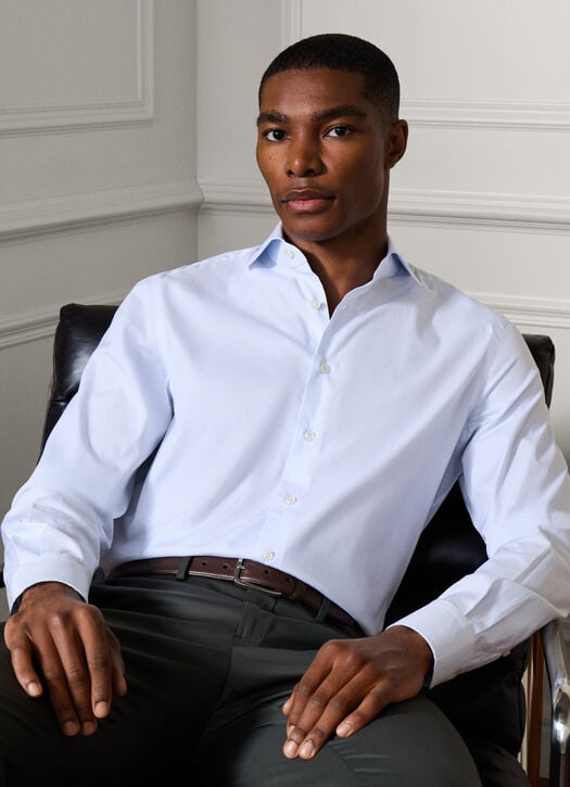 Hackett Classic Fit Formal Micro Check Shirt